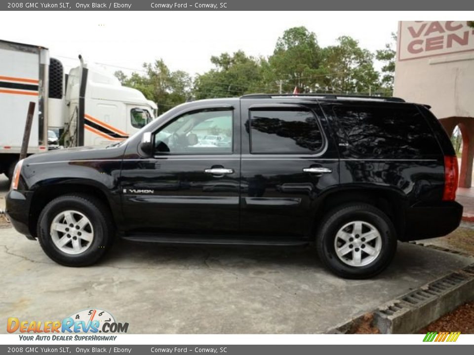 2008 GMC Yukon SLT Onyx Black / Ebony Photo #8