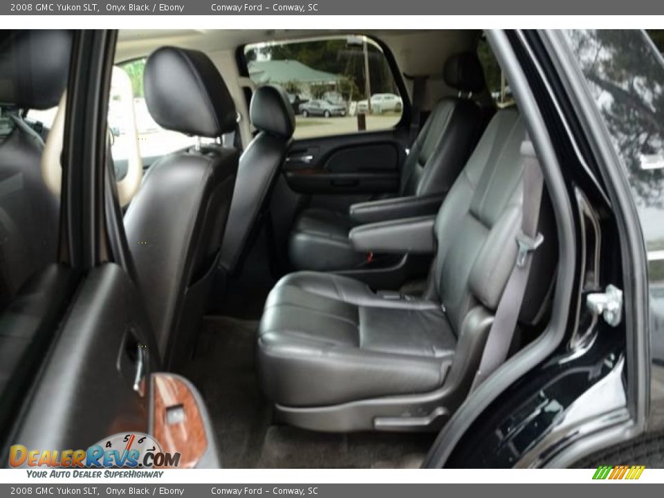 2008 GMC Yukon SLT Onyx Black / Ebony Photo #11
