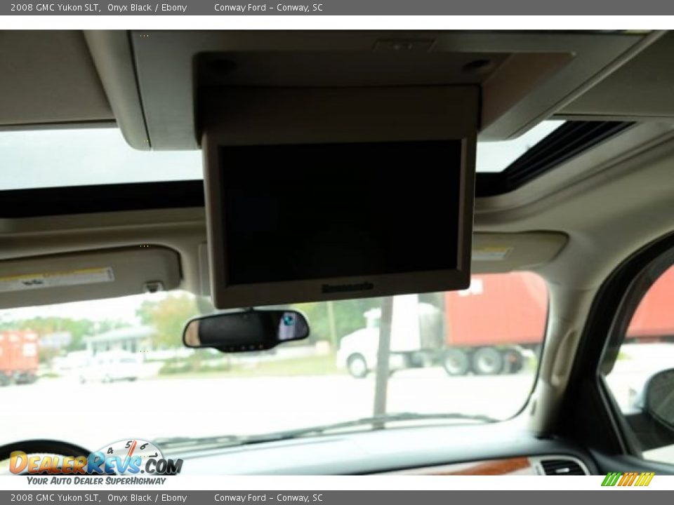 2008 GMC Yukon SLT Onyx Black / Ebony Photo #14