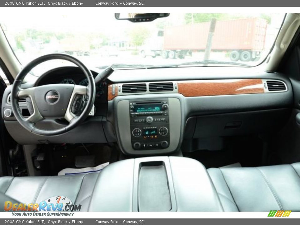 2008 GMC Yukon SLT Onyx Black / Ebony Photo #16