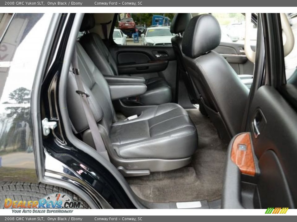 2008 GMC Yukon SLT Onyx Black / Ebony Photo #18