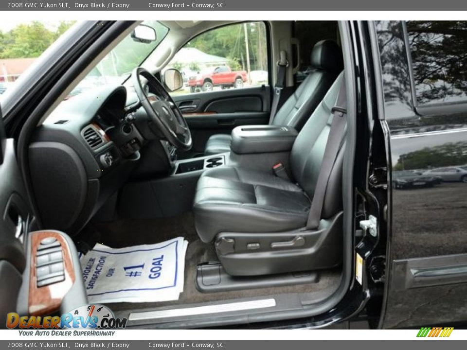2008 GMC Yukon SLT Onyx Black / Ebony Photo #21