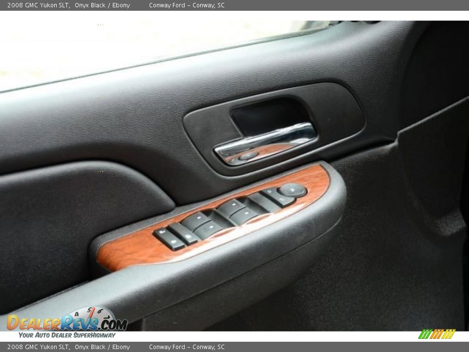 2008 GMC Yukon SLT Onyx Black / Ebony Photo #23