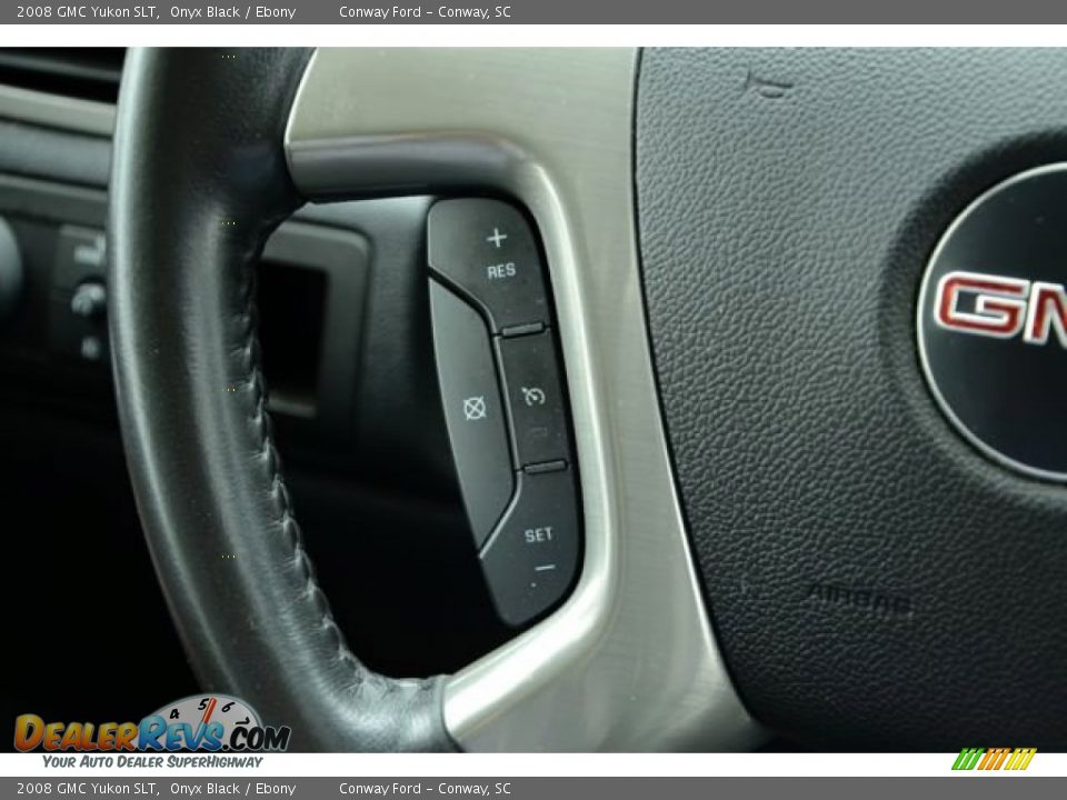 2008 GMC Yukon SLT Onyx Black / Ebony Photo #26