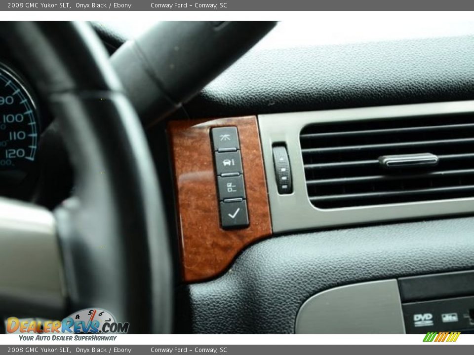 2008 GMC Yukon SLT Onyx Black / Ebony Photo #29