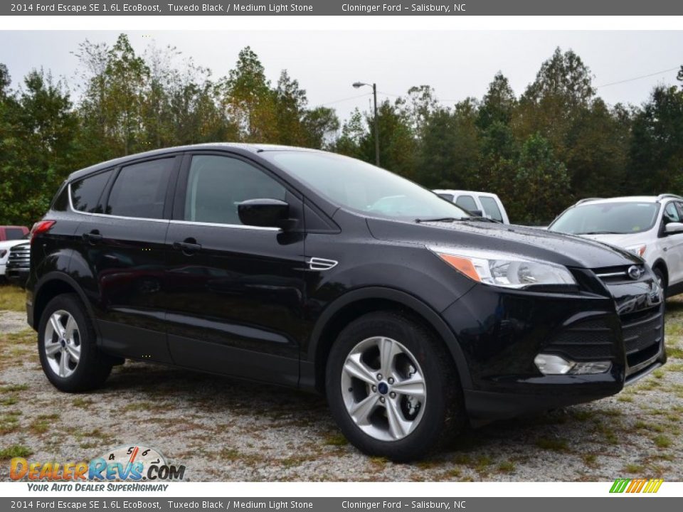 2014 Ford Escape SE 1.6L EcoBoost Tuxedo Black / Medium Light Stone Photo #1