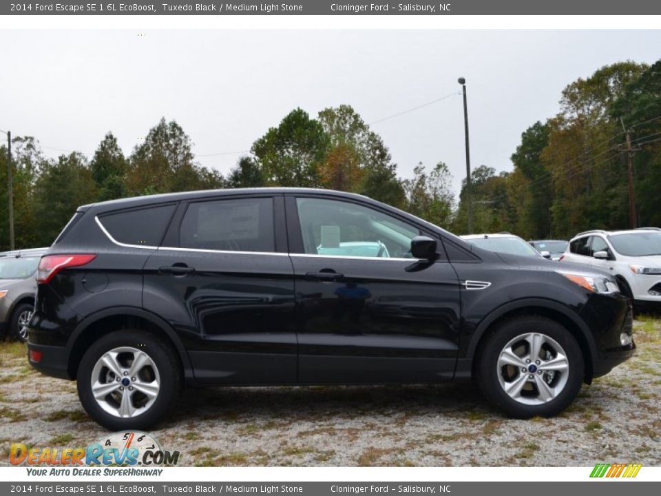 2014 Ford Escape SE 1.6L EcoBoost Tuxedo Black / Medium Light Stone Photo #2