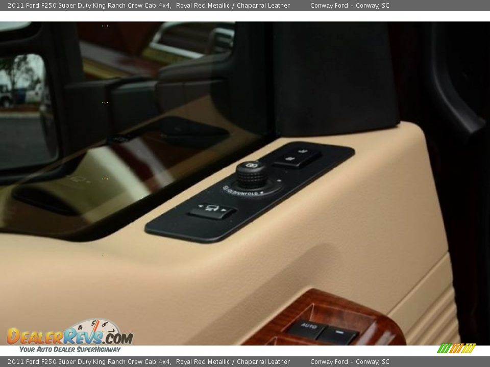 2011 Ford F250 Super Duty King Ranch Crew Cab 4x4 Royal Red Metallic / Chaparral Leather Photo #22