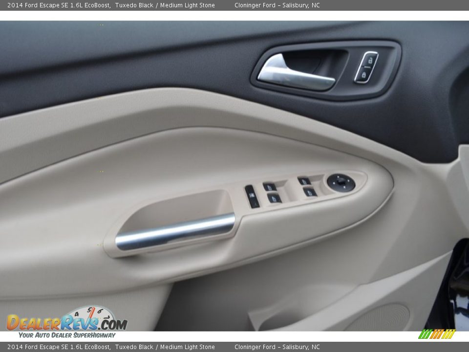 2014 Ford Escape SE 1.6L EcoBoost Tuxedo Black / Medium Light Stone Photo #4