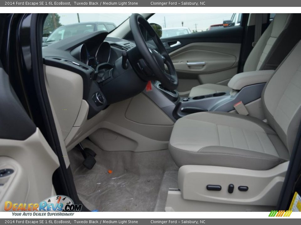 2014 Ford Escape SE 1.6L EcoBoost Tuxedo Black / Medium Light Stone Photo #5