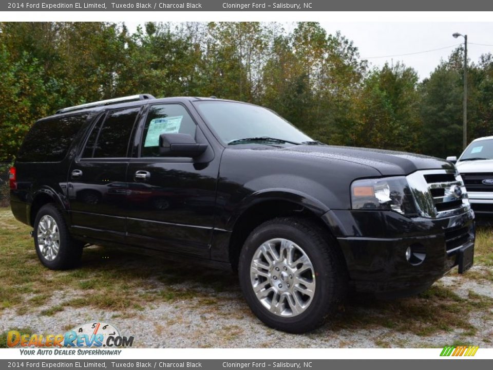 2014 Ford Expedition EL Limited Tuxedo Black / Charcoal Black Photo #1