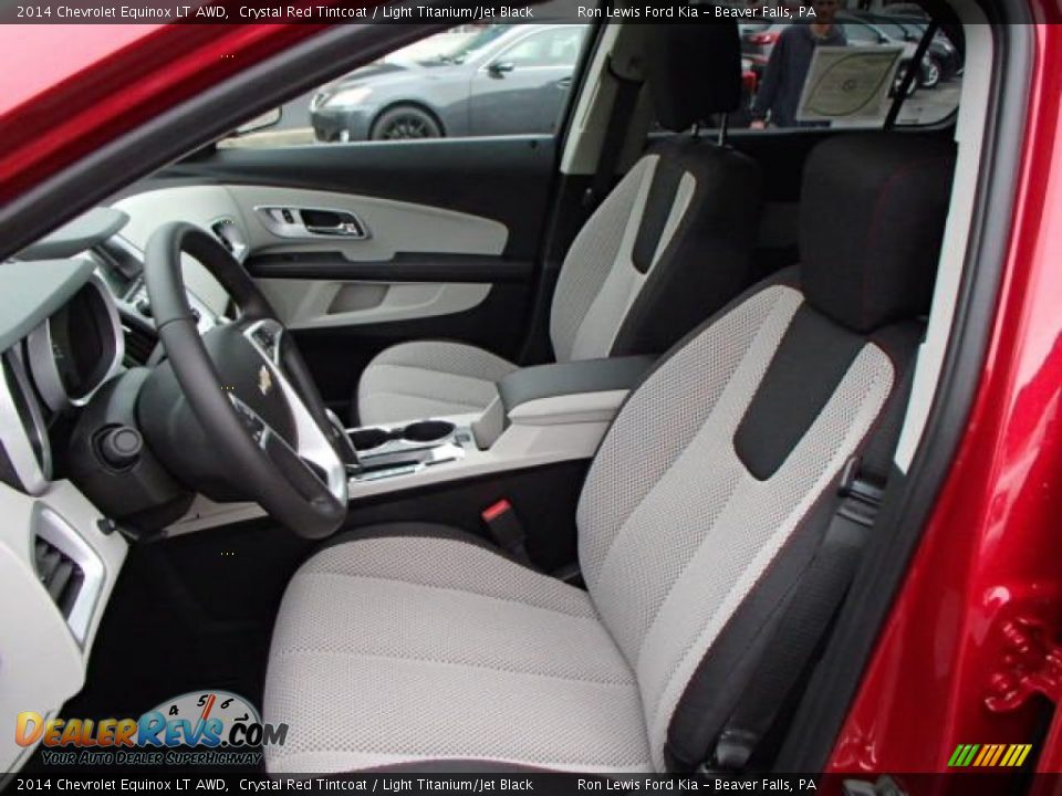 Front Seat of 2014 Chevrolet Equinox LT AWD Photo #10