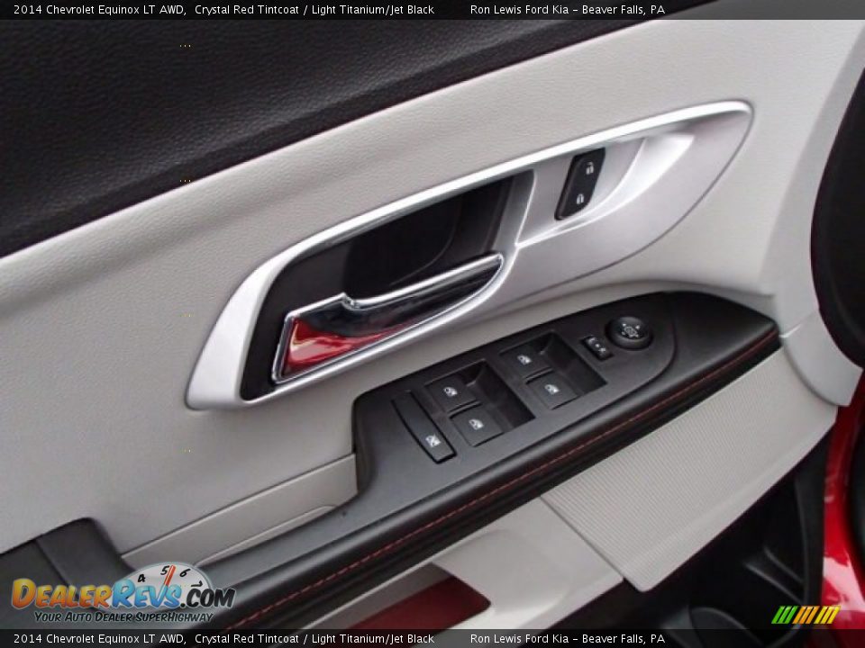 2014 Chevrolet Equinox LT AWD Crystal Red Tintcoat / Light Titanium/Jet Black Photo #13