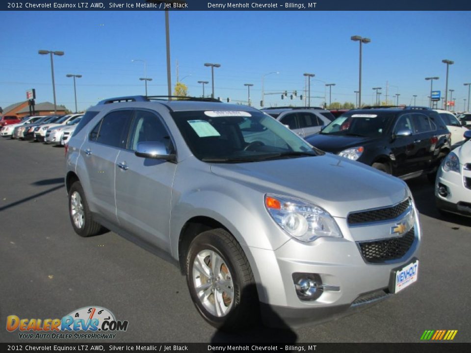 2012 Chevrolet Equinox LTZ AWD Silver Ice Metallic / Jet Black Photo #1