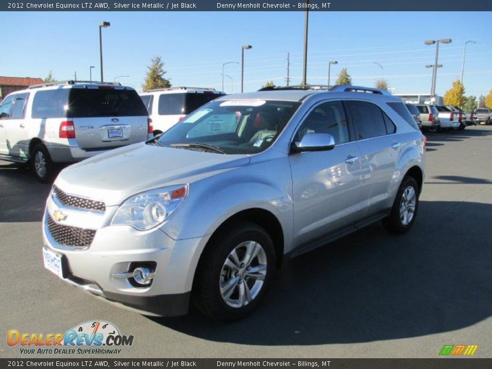 2012 Chevrolet Equinox LTZ AWD Silver Ice Metallic / Jet Black Photo #2