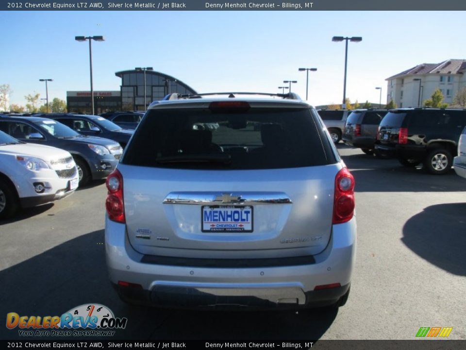 2012 Chevrolet Equinox LTZ AWD Silver Ice Metallic / Jet Black Photo #5