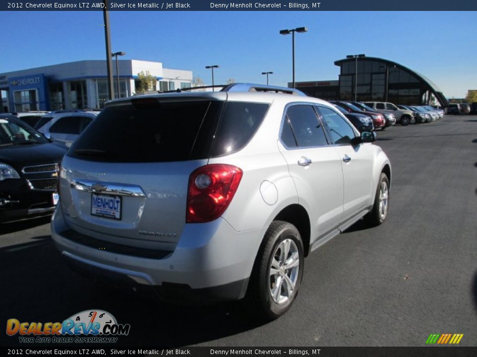 2012 Chevrolet Equinox LTZ AWD Silver Ice Metallic / Jet Black Photo #6