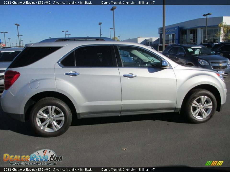 2012 Chevrolet Equinox LTZ AWD Silver Ice Metallic / Jet Black Photo #7