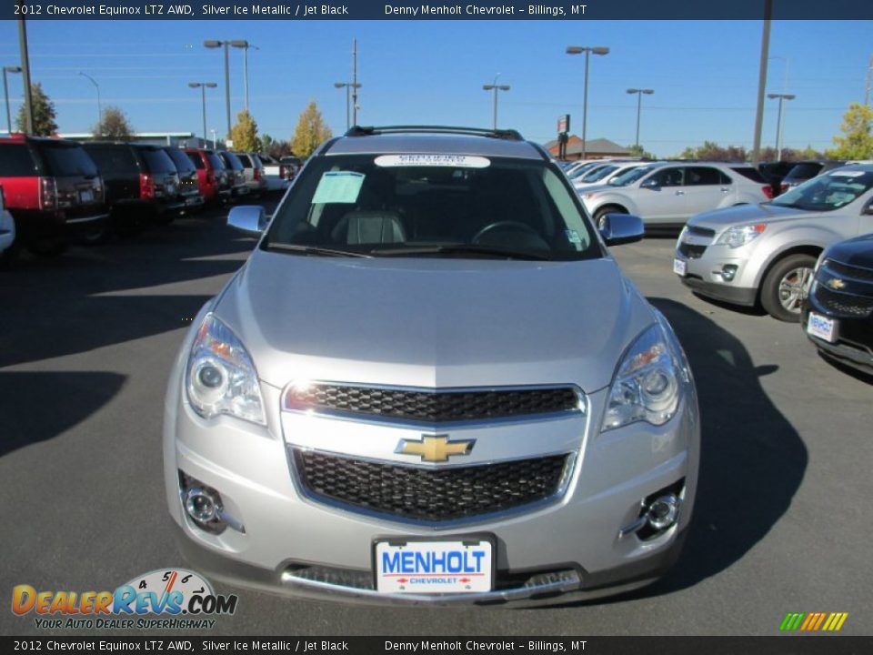 2012 Chevrolet Equinox LTZ AWD Silver Ice Metallic / Jet Black Photo #8