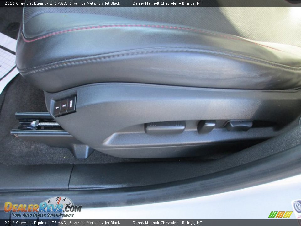 2012 Chevrolet Equinox LTZ AWD Silver Ice Metallic / Jet Black Photo #14