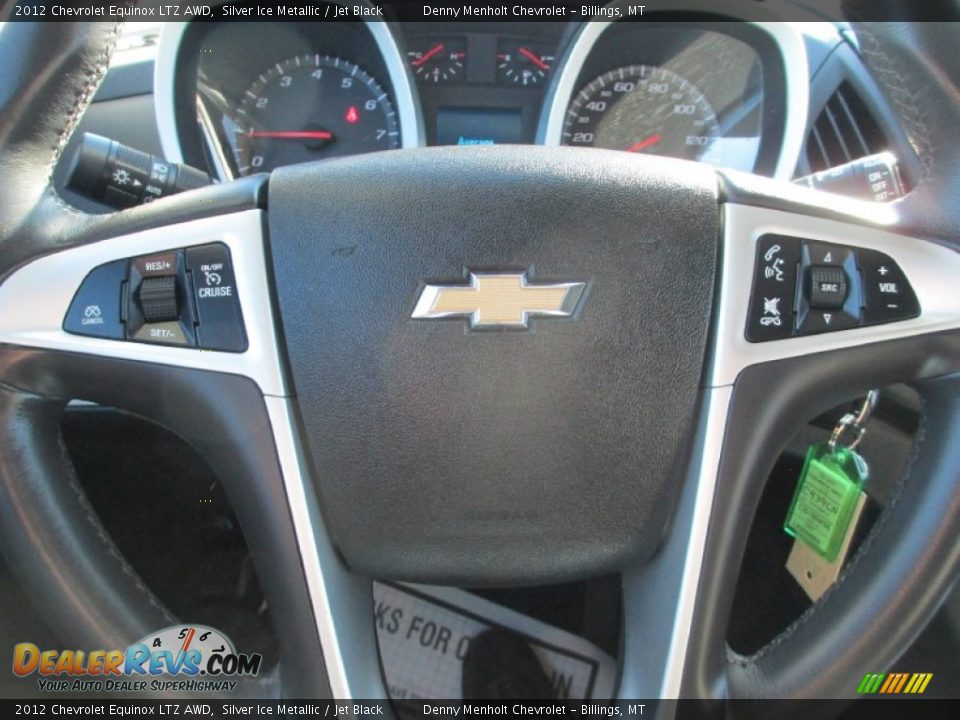 2012 Chevrolet Equinox LTZ AWD Silver Ice Metallic / Jet Black Photo #15