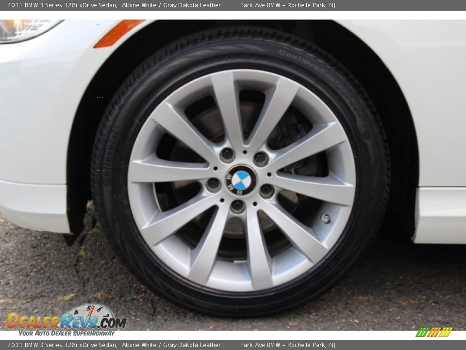 2011 BMW 3 Series 328i xDrive Sedan Alpine White / Gray Dakota Leather Photo #30