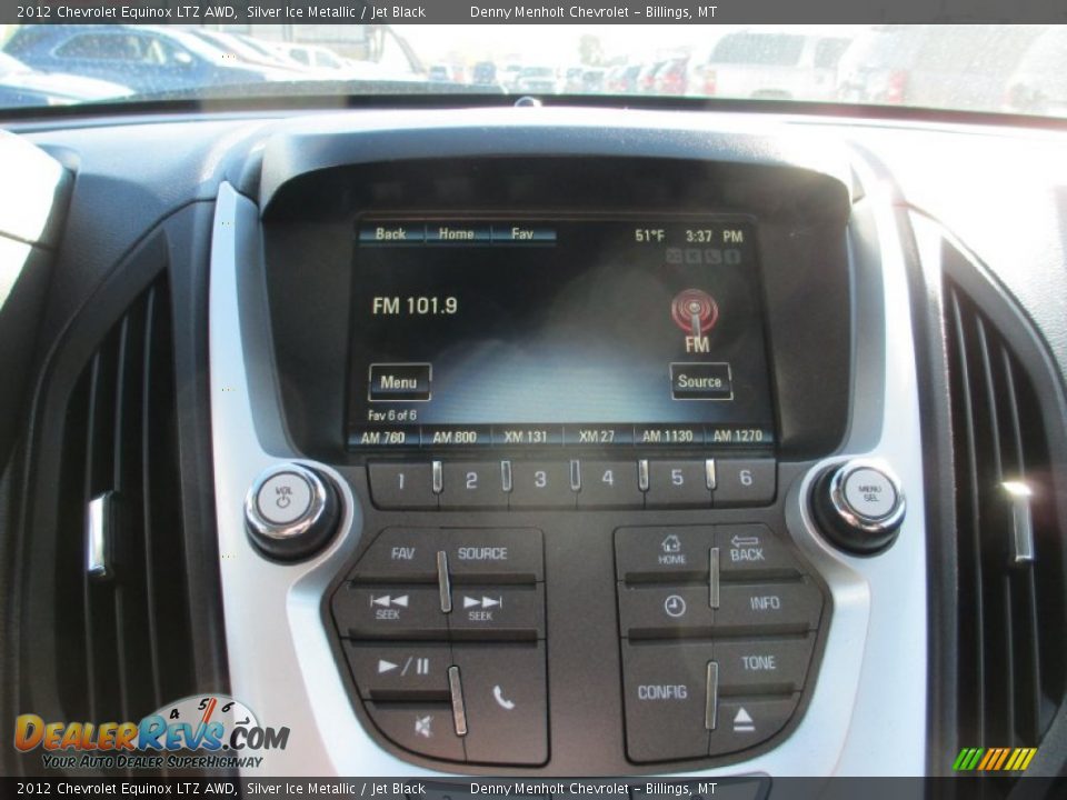 2012 Chevrolet Equinox LTZ AWD Silver Ice Metallic / Jet Black Photo #17