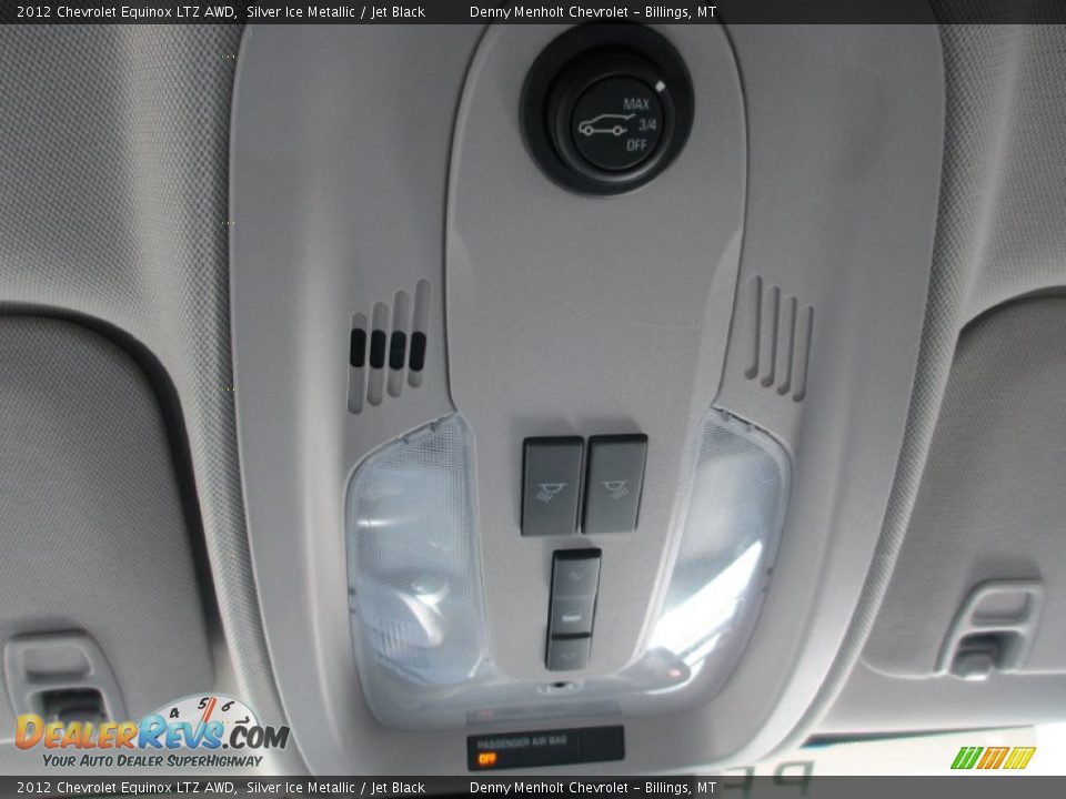 2012 Chevrolet Equinox LTZ AWD Silver Ice Metallic / Jet Black Photo #19