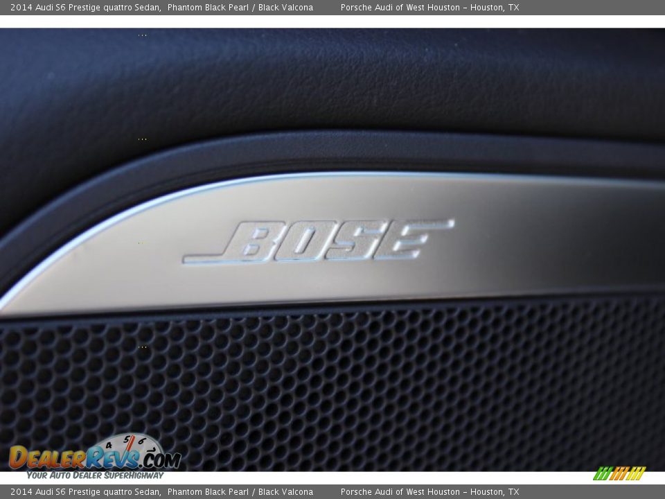 2014 Audi S6 Prestige quattro Sedan Phantom Black Pearl / Black Valcona Photo #11