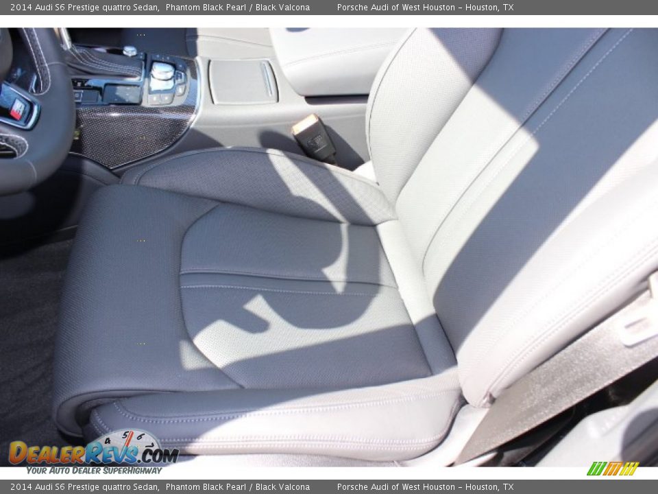 2014 Audi S6 Prestige quattro Sedan Phantom Black Pearl / Black Valcona Photo #13