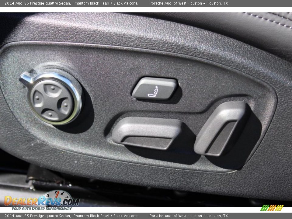 2014 Audi S6 Prestige quattro Sedan Phantom Black Pearl / Black Valcona Photo #14