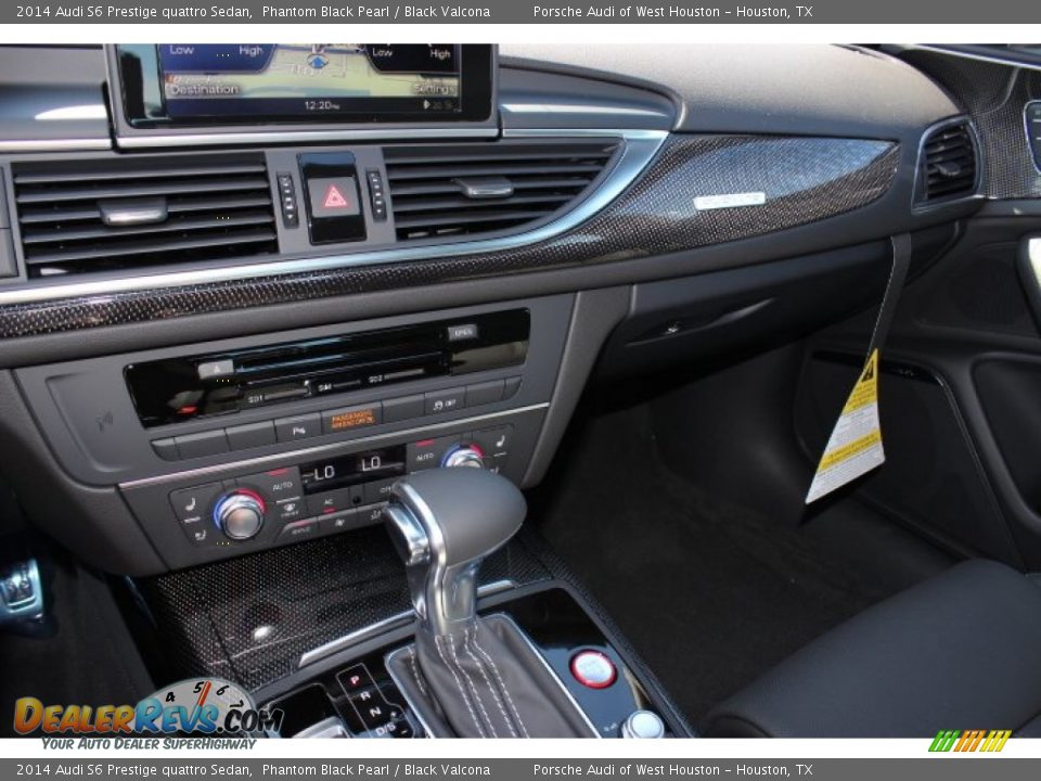 2014 Audi S6 Prestige quattro Sedan Phantom Black Pearl / Black Valcona Photo #15