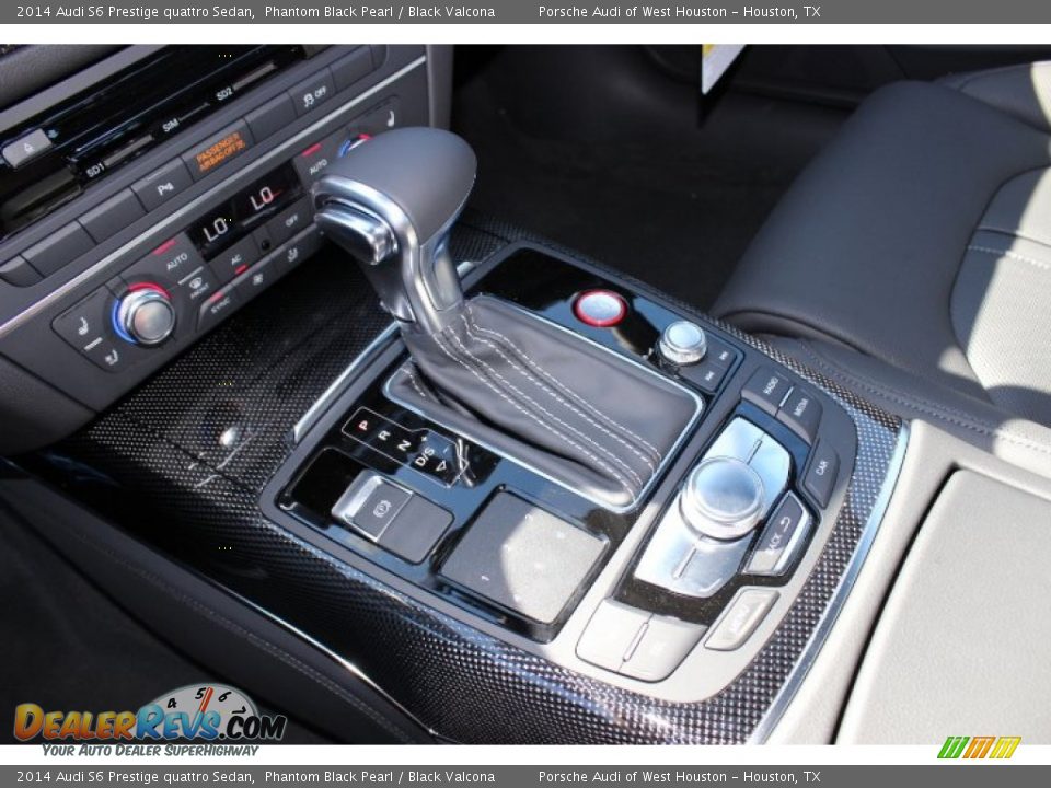 2014 Audi S6 Prestige quattro Sedan Phantom Black Pearl / Black Valcona Photo #16