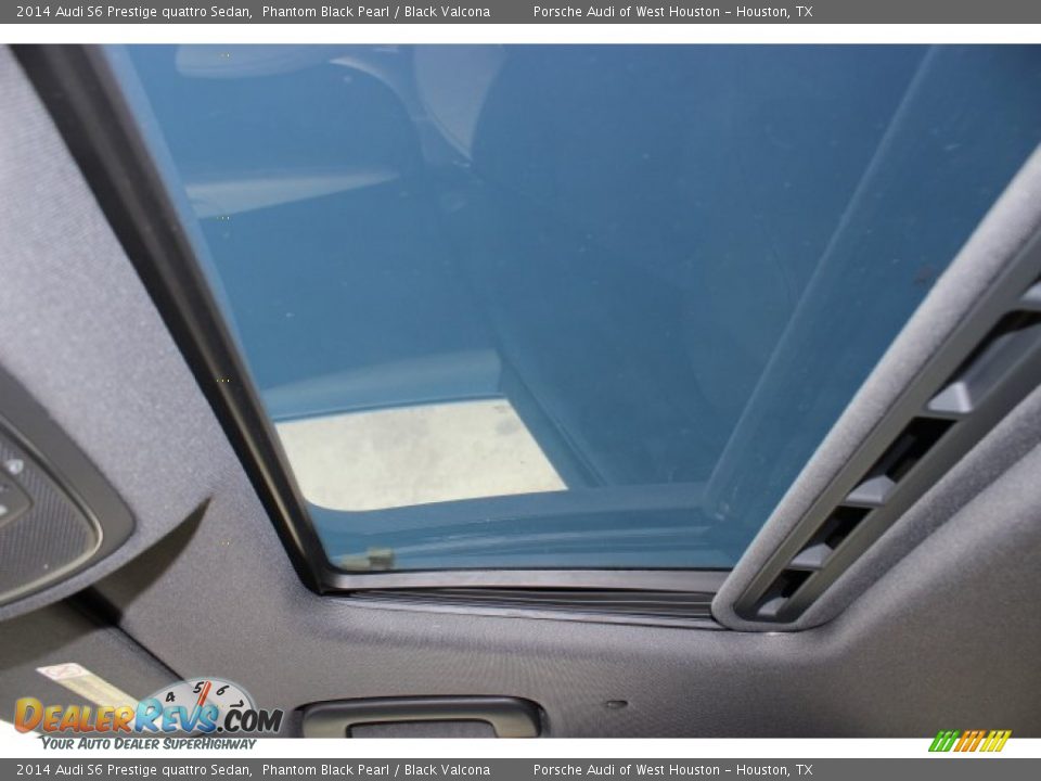 2014 Audi S6 Prestige quattro Sedan Phantom Black Pearl / Black Valcona Photo #17