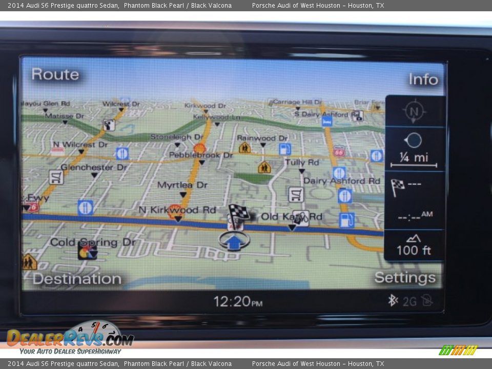 2014 Audi S6 Prestige quattro Sedan Phantom Black Pearl / Black Valcona Photo #19