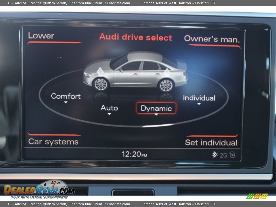 2014 Audi S6 Prestige quattro Sedan Phantom Black Pearl / Black Valcona Photo #22