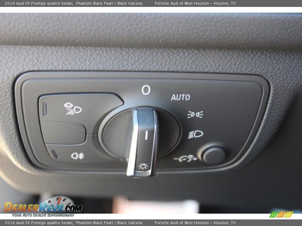 2014 Audi S6 Prestige quattro Sedan Phantom Black Pearl / Black Valcona Photo #26