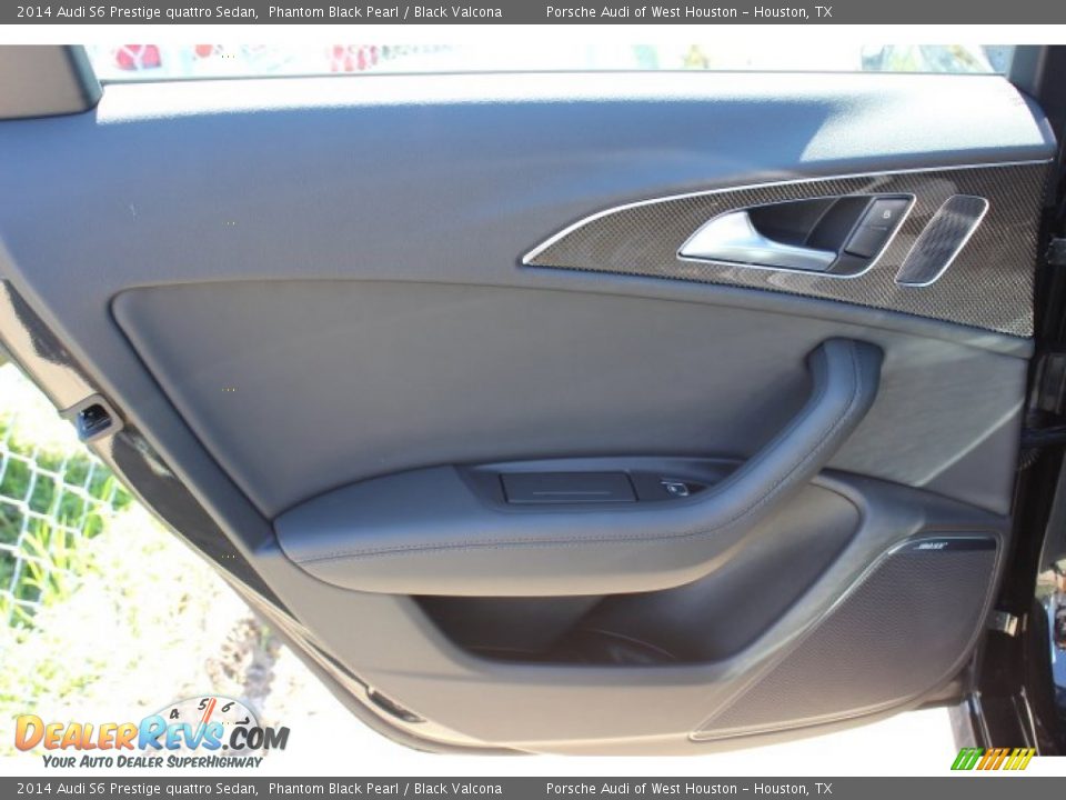2014 Audi S6 Prestige quattro Sedan Phantom Black Pearl / Black Valcona Photo #27