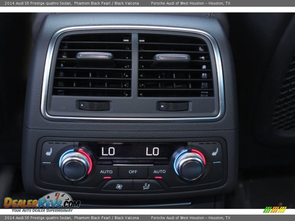 2014 Audi S6 Prestige quattro Sedan Phantom Black Pearl / Black Valcona Photo #31