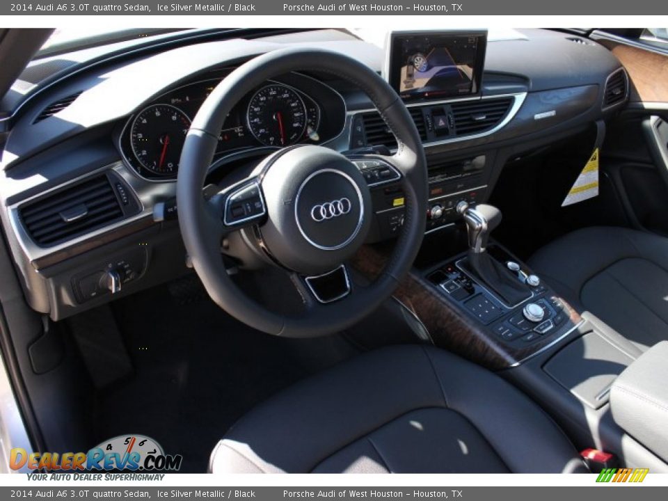 2014 Audi A6 3.0T quattro Sedan Ice Silver Metallic / Black Photo #13