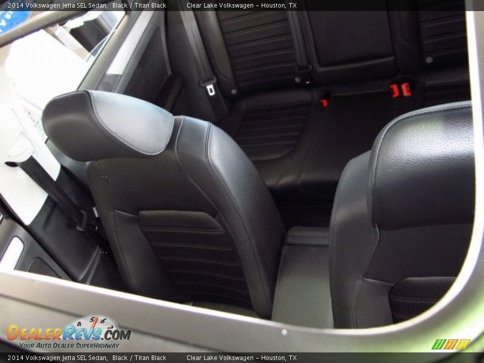2014 Volkswagen Jetta SEL Sedan Black / Titan Black Photo #9