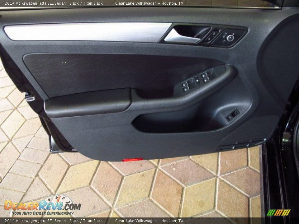 2014 Volkswagen Jetta SEL Sedan Black / Titan Black Photo #10