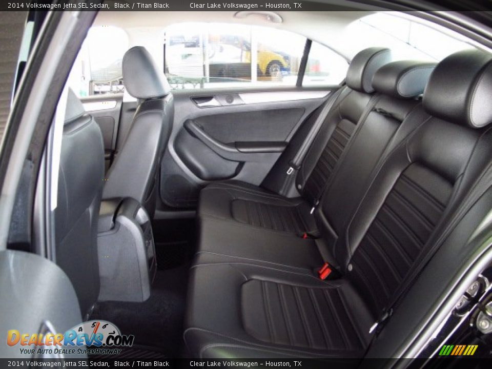 2014 Volkswagen Jetta SEL Sedan Black / Titan Black Photo #13