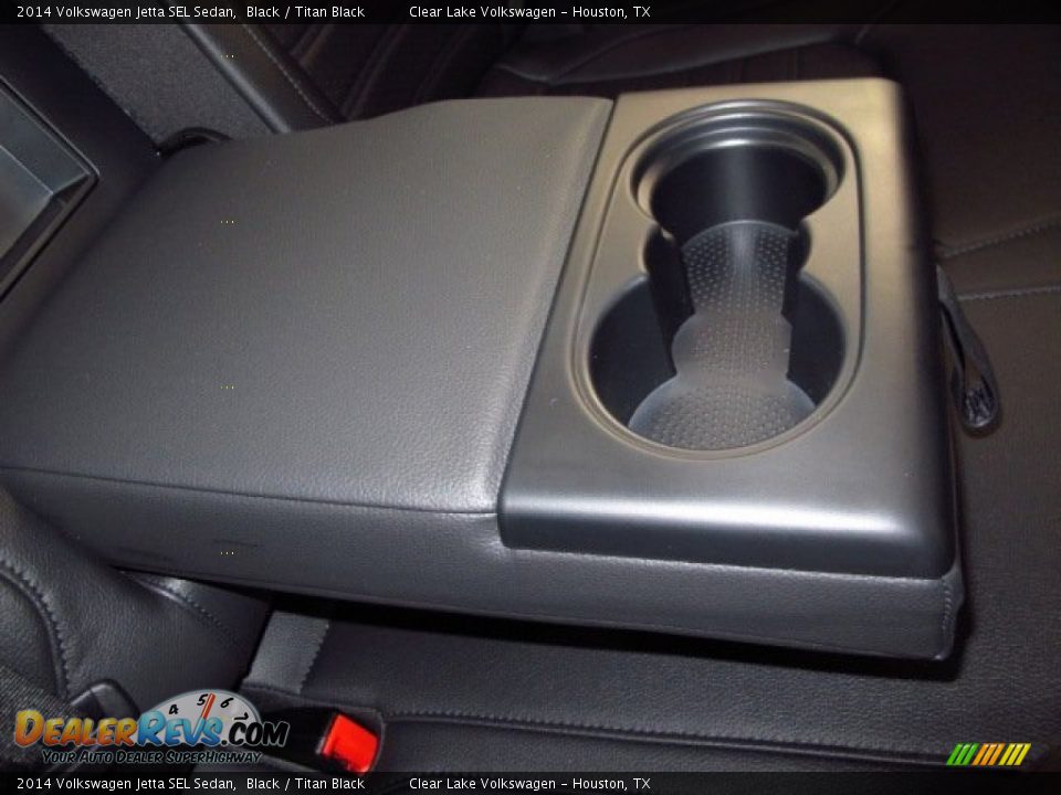 2014 Volkswagen Jetta SEL Sedan Black / Titan Black Photo #16