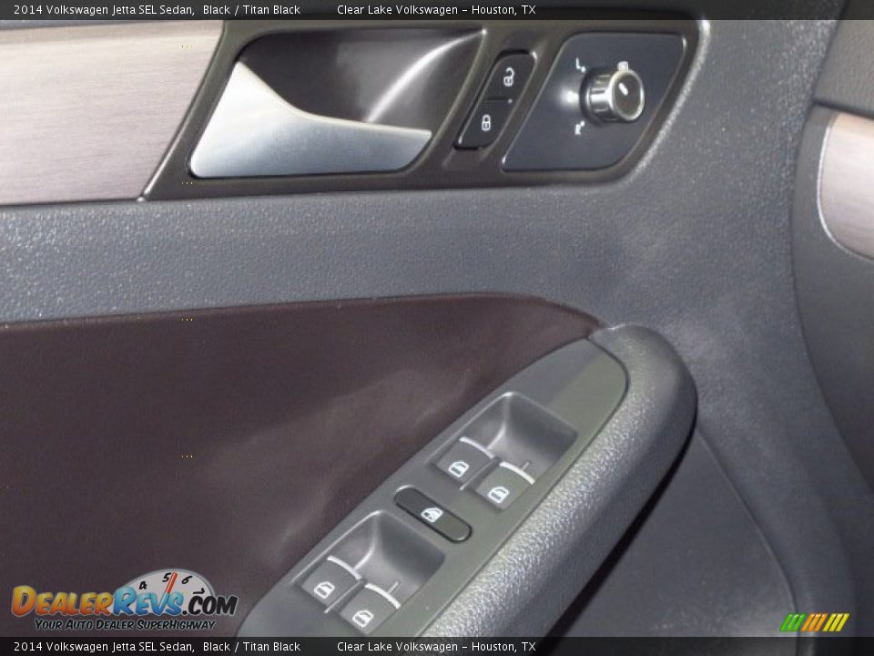 2014 Volkswagen Jetta SEL Sedan Black / Titan Black Photo #18