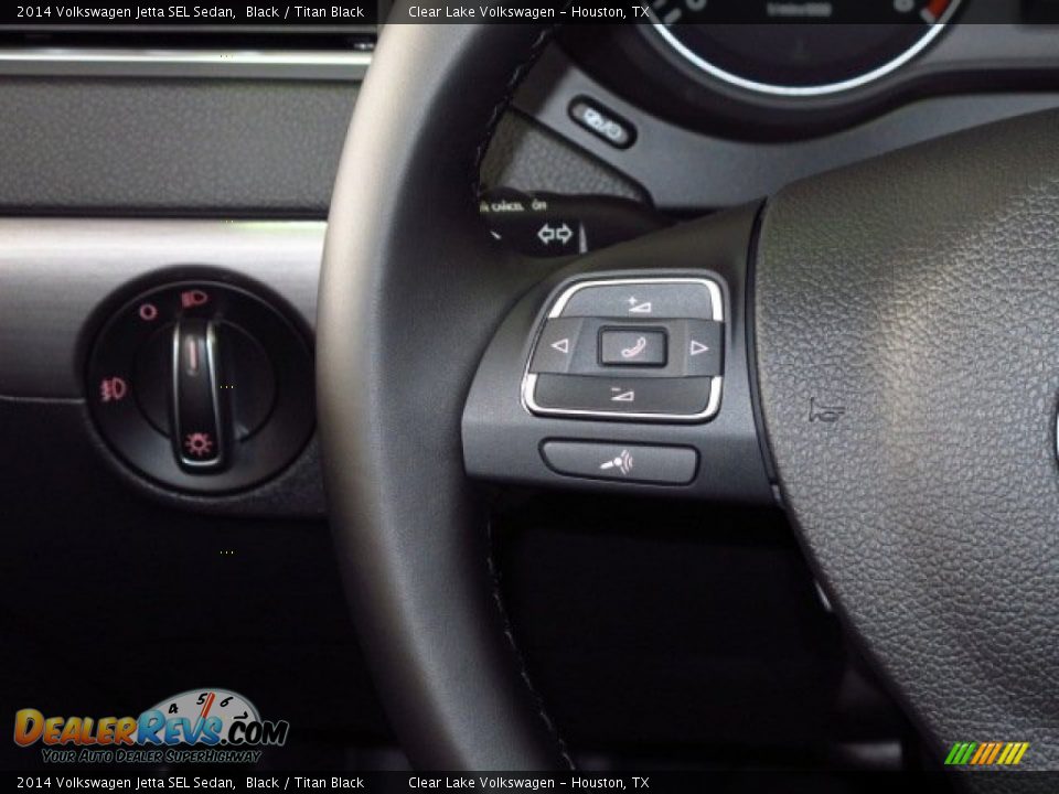 2014 Volkswagen Jetta SEL Sedan Black / Titan Black Photo #20