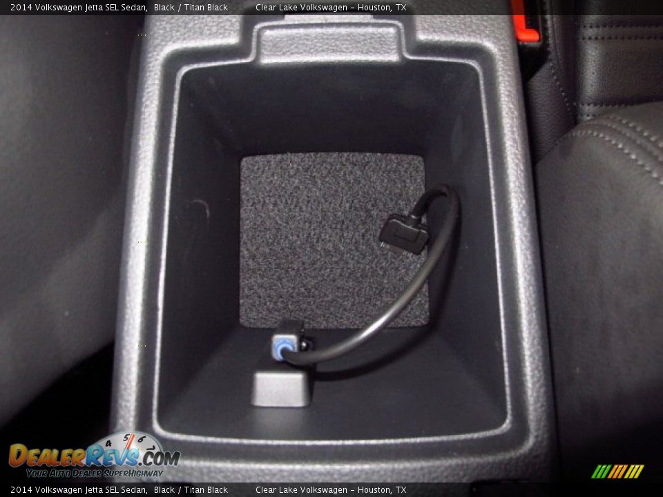 2014 Volkswagen Jetta SEL Sedan Black / Titan Black Photo #21