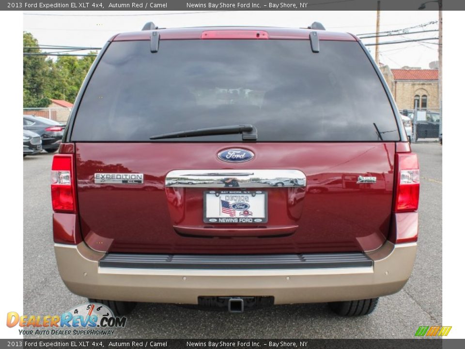 2013 Ford Expedition EL XLT 4x4 Autumn Red / Camel Photo #5
