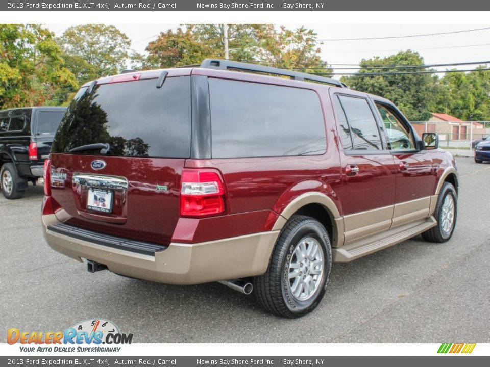 2013 Ford Expedition EL XLT 4x4 Autumn Red / Camel Photo #6