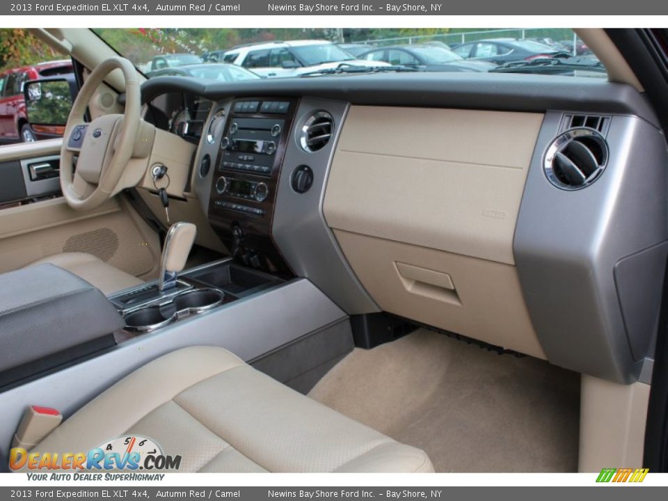 2013 Ford Expedition EL XLT 4x4 Autumn Red / Camel Photo #10